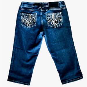 Rare! Dereon Capri Jeans - Tag Size 5/6 VGUC
